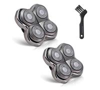 2 Pack Pro 4 Shaver Replacement Heads for Sk*l Pitbulls Gold PRO, Silver PRO, Platinum PRO, Butterfly Kiss PRO Head Shavers, Floating 4 Heads for a Fast, Close and Smooth Shave