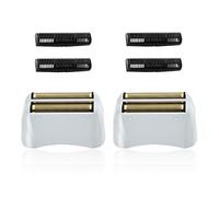 2 Pack Pro Shaver Replacement Foil and Cutters Compatible with andis 17150(TS-1)/17155/17200 Shaver ProFoil Lithium Replacement Golden