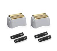 2 Pack Pro Shaver Replacement Foil and Cutters Compatible with andis 17150(TS-1)/17155/17200 Shaver ProFoil Lithium Replacement Golden