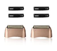 2 Pack Pro Shaver Replacement Foil and Cutters compatible with andis 17220 shaver ProFoil Lithium replacement， Rose Gold