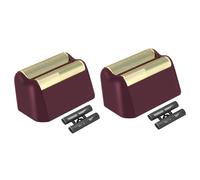 2 Pack Professional 5 Star Series Finale Shaver Replacement Foil and Cutter Bar Assembly Compatible With Wahl Shaver Foil 7031-100, 7043-100 Super Close Shaving Replacement Heads， (Black)