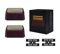 2 Pack Professional 5 Star Series Finale Shaver Replacement Foil and Cutter Bar Assembly Compatible with wahl Shaver Foil 7031-100, 7043-100 Super Close Shaving Replacement Heads (red)