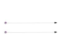 2 Pack Professional Flute Cleaner Soft Brush Flexible Double End Dust Removal for Musicians Cleaning Brass Instrument