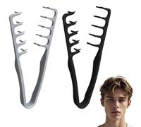 2 Pack Professional Texture Comb Wide MEOAlBkey Tooth Comb for Styling Wide Tooth comb for Curls Detangling Unisex for Most Hair Types Salon Barber Use