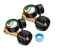 2 Pack Propane Tank Gauge Level Indicator, Propane Gas Pressure Gauge