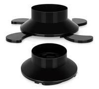 2 Pack Propane Tank Holder, Portable Propane Tank Stand Cylinder Base for 1lb/MAPP Gas Cylinders,Foldable Small Fuel Gas Bottle Stabilizer,Accessory for Camping Stoves Heaters Burners Torches Lanterns