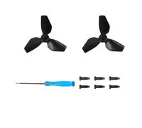 2 Pack Propeller For Lightweight Wing Fan Replacement Parts Compatible With Neo Model 1/2 Pairs Fan Accessories(1 Pair Black)