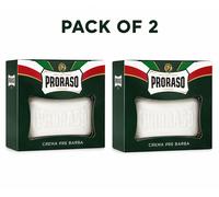 2 Pack Proraso Pre Shave Cream Green Tea Menthol Eucalyptus 100ml