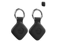 2 Pack Protective Case for eufy Security - Loss Tracker with Silicone Keychain - Durable and Stylish Cover, Waterproof, Anti - fall,Black