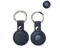 2 Pack Protective Case for Motorola Moto Tag Key Finder, yystao PU Leather Protective Case Compatible with Motorola Moto Tag, Anti-Lost Design (Blue)
