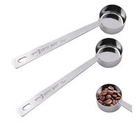 2 Pack Protein Powder Scoops, Protein Scoop, 15g Measuring Scoop with Long Handle, Protein Powder Scoop, Durable & Easy to Clean, Perfect for Coffee, Supplements & More