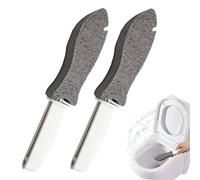 2 Pack Pumice Stone for Toilet Cleaning, Toilet Pumice Stone with Handle