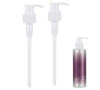 2 Pack Pump Dispenser Compatible with Joico Shampoo and Conditioner 1 L/33.8 Fl Oz Bottle, Liter Pump for Joico Shampoo Purple Clear Twist Lock Dispenser Pump