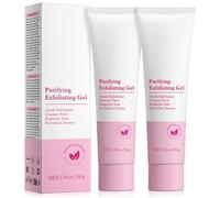 2 Pack Purifying Exfoliating Gel,Natural Face Facial Exfoliator Cleanser,Gentle Exfoliating Gel for Face & Body,Deep Cleansing & Moisturizing Skin, For All Skin Types