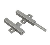 2 Pack Push to Open Door Catches for Handles Kitchen Cupboard Doors, Soft Close Door Push Latch with Magnetic Catches for Cabinet Doors, Soft Close Door Damper Cupboard Latch