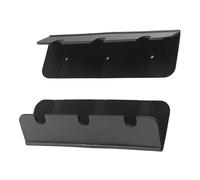 2 Pack PVC Boat Seat Hook Clips Brackets for Inflatable Rubber Boats Rib Dinghy Yacht For Kayak Fishing Accessories 6.7 x 2.4 Inch(Black)