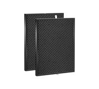 2 pack QCYZTL compatible with Sharp air purifier filters FZ-A80DFU, FP-A60UW and FP-A80UW, H13 true high efficiency filter, white (HXT)