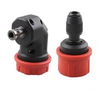 2-Pack Quick Change Drill Chuck for 6.35mm Bits, for versatile Electric Drill Adapter with Robust Plastic and Metal Build, Compatible with Standard Hex Drivers for Drilling Applications(b)