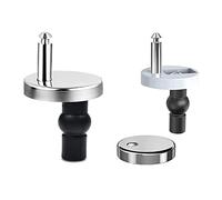 2 Pack Quick Release Toilet Seat Fittings, Seat Top Hinges, Soft Close Toilet Seat Fixing Kitfor WC Toilet Blind Holes