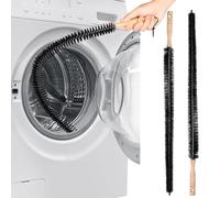 2 Pack Radiator Cleaning Brush, Flexible Long Radiator Duster, Long Flexible with Wooden Handle for Radiator & Dryer Lint & Washing Machine