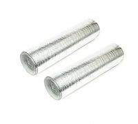 2 PACK Radiator Foil 1.5 mm Thick 5 Metres Reflective Thermal Heating Insulation Thick Double Sided Energy Saving Aluminium Foil Insulating Heat DIY Roll Home Wall Floor Ceiling Loft Easy to Cut