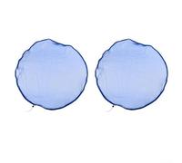 2 Pack Rain Butt Net 95 cm Adjustable Protective Cover for Water Storage Tanks and Rain Barrels, Fine Mesh Filter Screen to Leaves Debris Bugs and Animals, For(blue)