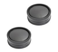 2 Pack Rear Lens Cap and Camera Body Cap Cover Kit for Sony A9 A7 A7II A7III A7IV A7S II III A7R II III A7RIV A7RV A7CR A7C II A7CII A6700 A6600 A6400 A6300 A6100 A6000 and More