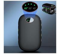 2 Pack Rechargeable Hand Warmer 10000 mAh, Handheld Heater 3 Heating Modes with Colorful Breathing Light/Flashlight Golf,Tech Gifts for Men