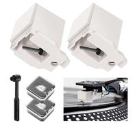 2 Pack Record Player Needle Replacement for ATN3600L, Stylus Turntable Needle Compatible with Audio-Technica AT-LP60X, AT-LP60XBT & AT-LP60XBT-USB Vinyl Record Player, Diamond Record Player Stylus