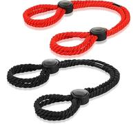 2 Pack Red & Black Sex Restraints Bondage Rope Kit,Adjustable Sexy Straps and Restraints Tied Down Arms and Legs On Bed Bedroom Sex Restraining Women Kit Women's Hoodies