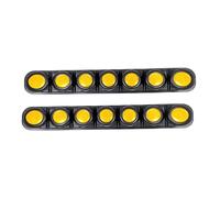 2 Pack Reflective Folding Bumper Strips for Ford Tourneo, Custom, Courier, Capri, PUMA, Gen-E, Explorer EV 2024-2025, Waterproof Impact Resistant Car Door Edge Guard Anti-Collision Scratch Protector