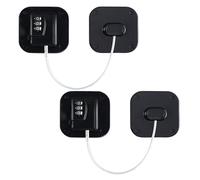 2 Pack Refrigerator Combination Locks for Freezer, Cabinets and Drawer, Closets, Windows, Doors and Child Locks -Easy to Install, No Keys Needed