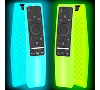 2 Pack Remote Case Glow in The Dark Compatible with Samsung Smart TV Remote Controller BN59 Series, Silicone Cover Protector Shockproof Anti-Slip Remote Skin Sleeve