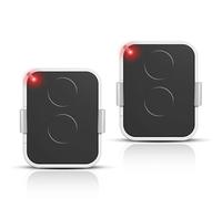 2 Pack Remote Control Compatible with Nice Era ONE2/ON2E/ON4E/ON1E, 433.92MHz Garage Door, Rolling Code, 2 Channels (White)