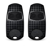 2 Pack Remote Control Key Fobs Compatible with Came TOP432EE 432NA 432SA 432EV 432M 433.92 MHz, Universal Wireless Garage Door & Gate Opener (Black)