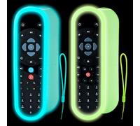2 Pack Remote Cover Case for Original SKY Q Voice Remote Control SKY135, SKY Q Touch and Non-Touch Remote Silicone Protective Case with Lanyard for Sky Glass Remote, Glow in the Dark