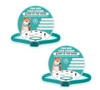 2 Pack Repellent Collar, Adjustable for Small Medium Large Dogs, Natural Waterproof Design