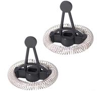 2-Pack Replacement Aerator Set for MMF-809 Milk Frothers Fast Foam Electric Attachment Food-Grade Quiet Low Noise Dishwasher-Safe White 9g Lightweight for Coffee and Yogurt Machine Use