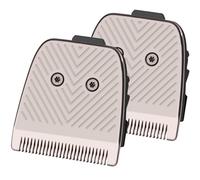 2 Pack Replacement Blade for Manscaped The Lawn Mower 5.0 Trimmer, Groin Hair Trimmer Ceramic Blade Head Refill with Metal Guard, Snap-In Cartridge,Fit for Manscaped Lawn Mower 5.0, Black