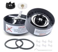 2 Pack Replacement Blade for NutriBullet Blender 900W 600W Series, Replacement Parts Compatible with NutriBullet Blade Including Gear Rubber Gasket and Shock Pad