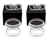 (2-Pack) Replacement Bubble Glass Compatible with Horizon Sakerz Vape Tank