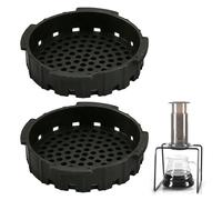 2 Pack Replacement Compatible with Aeropress Flow Control Filter Cap,2.88in Reusable Pressure-Actuated Coffee Filter Cap Compatible with Aeropress Filter Caps Accessories,BPA-Free and Easy to Install