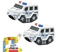 2 Pack Replacement Electric Magnetic Train Cars for klick Rail, Type C Rechargeable Toy Trains for klickRail Electric Train, Trains for Flexible Race Tracks, Tracks & Cable Not Included