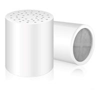 2 Pack Replacement Filter Cartridge For 20 Stage Water Filter Shower Filter Replacement Cartridge Removing Heavy Metals Hard Water