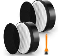 2-Pack Replacement Filter Compatible with Levoit LV-H132 & LV-H132-RF Air Purifier, H13 True HEPA Filter and Activated Carbon Pre-Filters, 3-in-1 High-Efficiency Filtration System