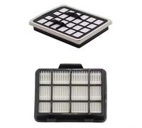 2-Pack Replacement Filter for Eureka NF Bagless Canister Vacuum Cleaner, Plastic & Filter Paper Dust Cup Filters