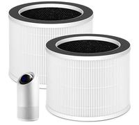 2 Pack Replacement Filter for Sterra Moon Air Purifier, 3-in-1 True HEPA-13 Filtration System for Pet Hair, Odors, Smoke, Dust