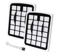 2 Pack Replacement Filter Kit for Eureka NF Series Vacuum Cleaners, Bagless Canister Filters with Cleaning Brush