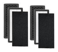 2 Pack Replacement Filter Set for Spear & Jackson 38065 Air Purifier | Compatible with Silentnight 38060 & Netta 28W | True HEPA & Activated Carbon Air Filter - Breathe Pure Air