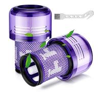 2 Pack Replacement Filters for Dyson V12 Detect Slim Absolute/Total Clean/Extra/Fluffy Vacuum Cleaner,Washable Replacement Filters for Dyson V12 Detect Slim, Replace Part 971517-01